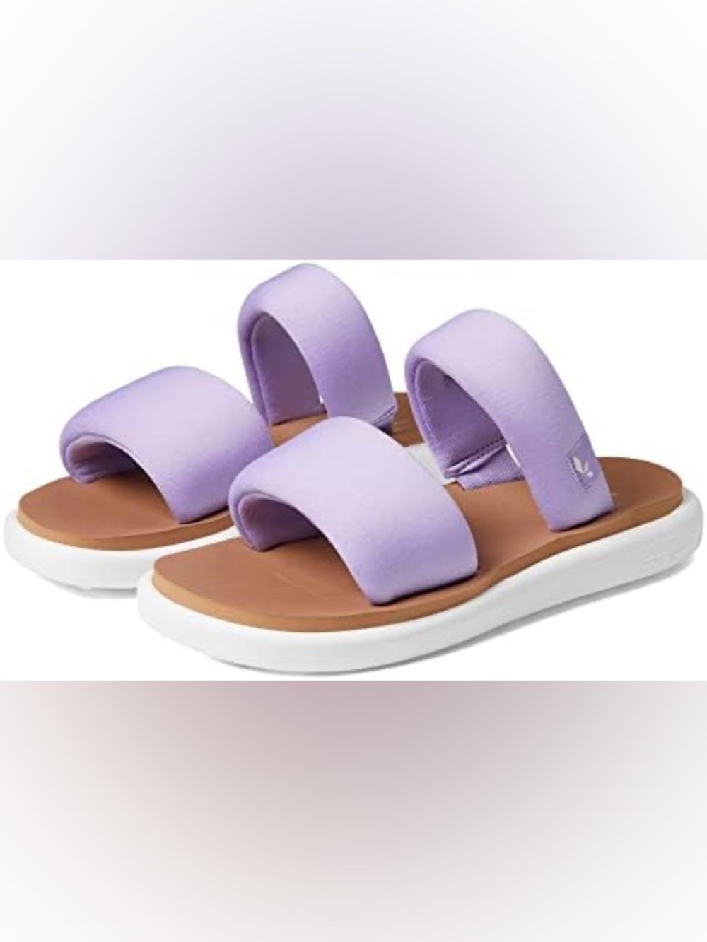 Koolaburra by UGG Alaine Lilac Double-Strap Slide Sandals- Size 8 New